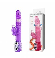 Vibrador rabbit rotatorio 360º múltiples velocidades