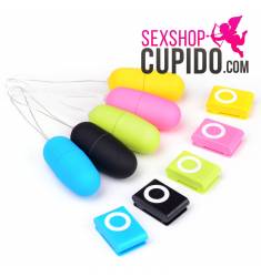 Huevo vibrador con mando a distancia MP3